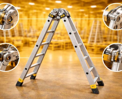 05 مفصل‌های فولادی در نردبان‌ها