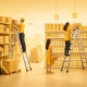 کاربرد-نردبان-در-فروشگاه‌ها-و-انبارها